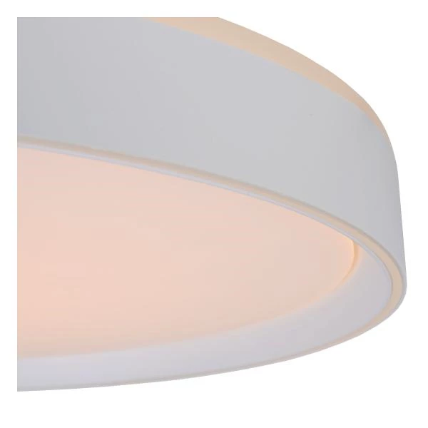 Lucide NURIA - Plafonnier - Ø 50 cm - LED 3 StepDim - 1x36W 2700K - Blanc - détail 4